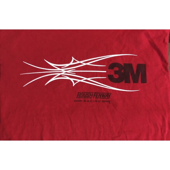 NASCAR Greg Biffle #16 3M Racing Large T-Shirt Red Signature DS Graphic Tee - Picture 4 of 7